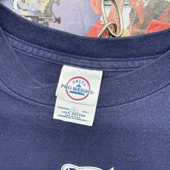 Y2K 2003 NFL Super Bowl XXXVIII Patriots T Shirt Mens Large Delta Pro Weight - Picture 3 of 6